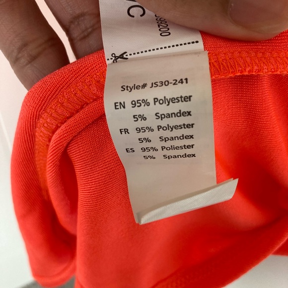 Revamped Orange Ruched Cocktail Sundress - Picture 4 of 4